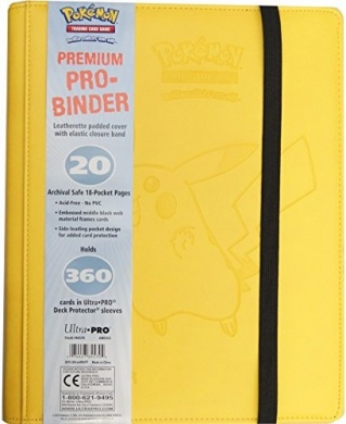 Premium Pro Binder -  pikachu